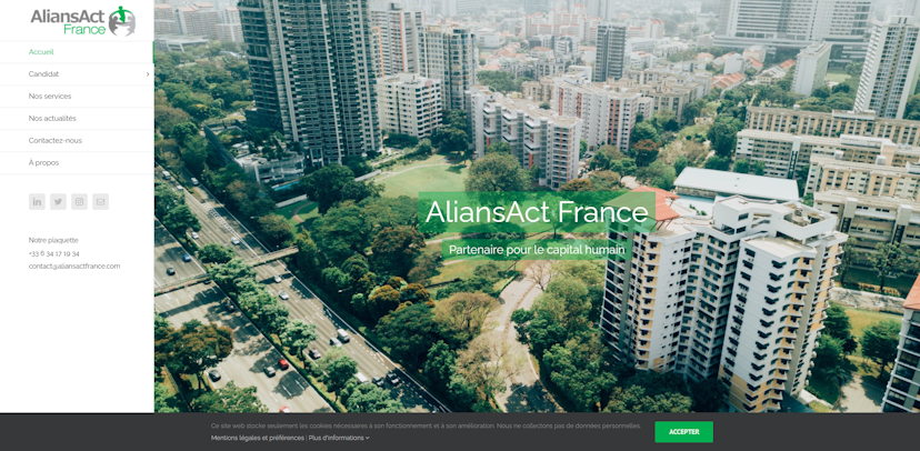 Aliansact website
